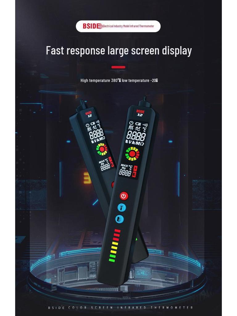 BSIDE Aimers X2 Умный инфракрасный термометр и мультиметр с индукционной электрической ручкой