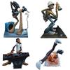 Raps Music Star Sculptures Rapper Statues Weird Funny DJ Figure Sculptures Hip Hop Elementaries Figurines Centerpieces