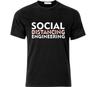 Черная футболка унисекс «Заговор социальной инженерии»