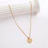 A-Z 26 Initials Name Necklaces Heart Pendant Letter Alphabets Necklace for Women 2023 Female Choker Chains Jewelry Trendy Gifts