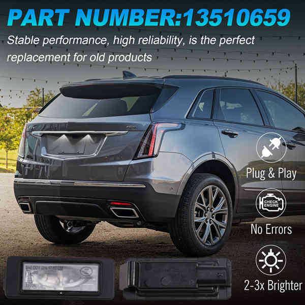 Пара фонарей номерного знака Cadillac XT5/CT6/GT4
