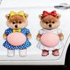 Кавайные Наклейки на Живот Кошка Собака 3D Мягкий Силикон Сжимаемые Наклейки для Снятия Стресса DIY Наклейка на Чехол Телефона Автомобильная Наклейка от Столкновений
