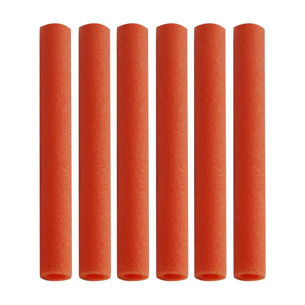 6pcs/pack 40cm Trampoline Enclosure Foam Protective Poles Cover Tube Set Practical Childrens Trampoline Pole Foam Sleeves Tubes