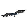 HX6F Fashion Angel Wing Design Necklace Lightweight Sturdy PU Leather Accessory