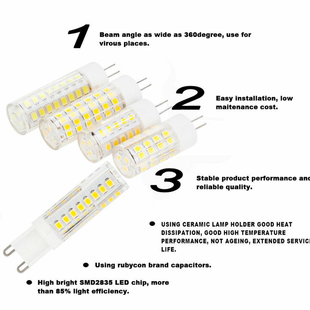 G9 Led Bulb 7W 9W 12W 15W 18W 20W 24W Ac220V 2835 Smd Light Warm/Cool White Lamps 360° Lighting Corn Wedding Party For Home