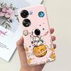 Чехол для Oppo A78 4G CPH2565 Милый Модный Мультяшный Расписной Чехол Мягкий Силиконовый Чехол для Телефона Для Oppo A78 A78 OppoA78 5G Матовый Coque