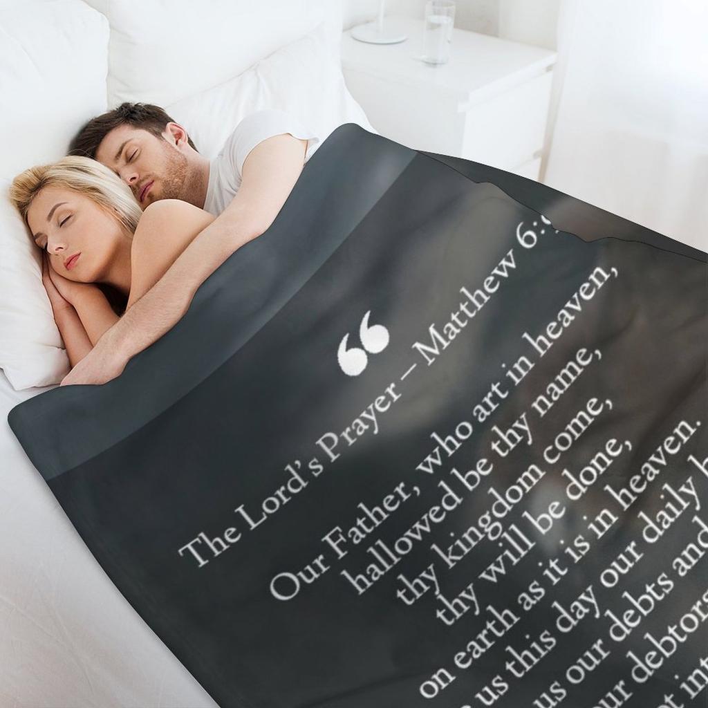 Prayer Throw Blanket Bed Fashionable Loose Decorative Throw Hair Blankets