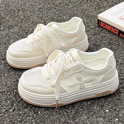 2024 Новая мода женская повседневная вулканизированная обувь Новая тенденция универсальная обувь на толстой подошве Женская дышащая теннисная обувь Zapatos