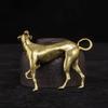 Украшения для стола Винтажные латунные фигурки животных Изделия ручной работы Аксессуары из цельной латуни Верные собаки Декоративные предметы Подарки