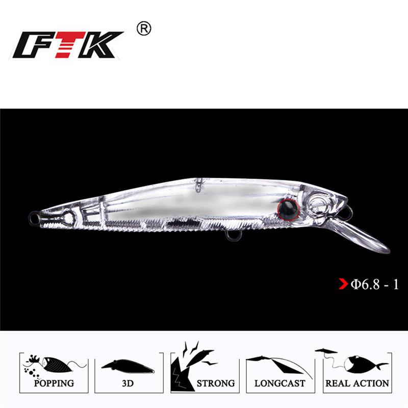 FTK Искусственная приманка для рыбалки Mino, жесткое крепление, гольян, 7 цветов на выбор, 9 см, 8 г, глубина 0-0,8 м, профессиональное качество, популярная модель