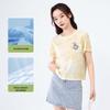 Warrior Women's Summer Cotton Tie-Dye Short Sleeve T-Shirt