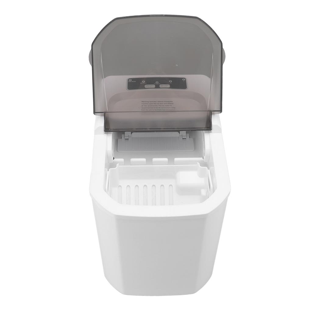 Countertop Ice Maker 160W Full Automatic Edible 9 Ice Cubes In 8 Mins Durable ABS Ice Cube Maker