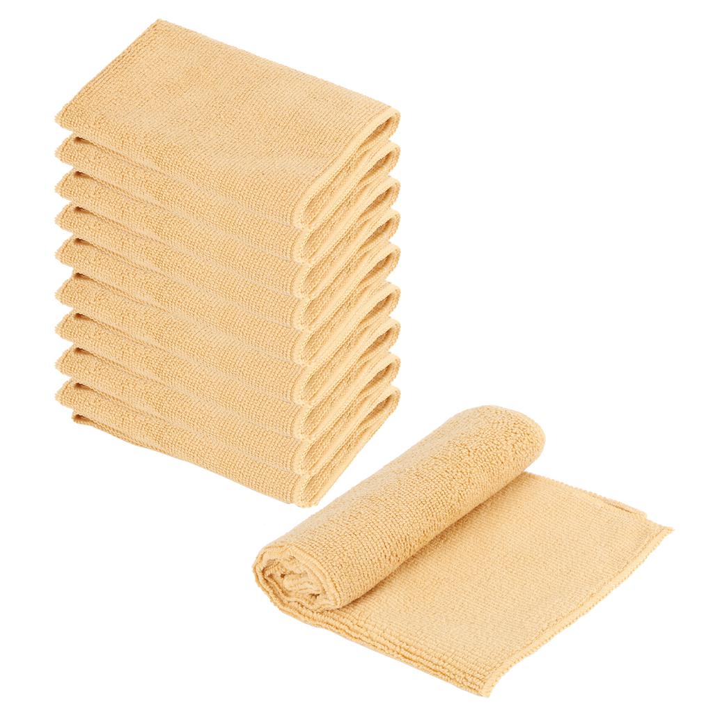 10 шт 30 x 30 см Полотенце из микрофибры Сильно впитывающее воду Быстросохнущее Мягкое полотенце (хаки)