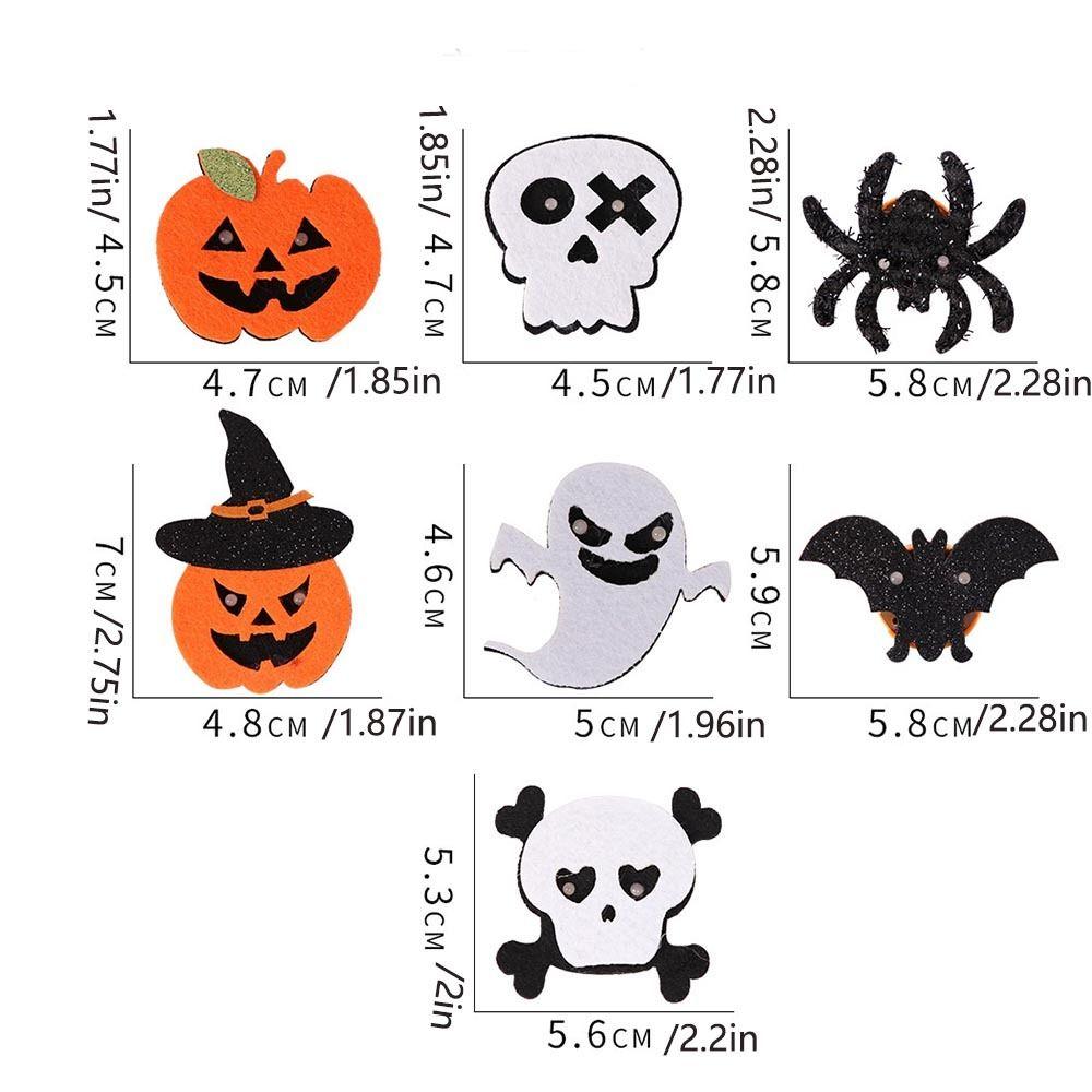 Spider Pumpkin Skeleton Brooch Bats Badge Party Clothes Brooch Halloween Pins Brooch Woman Jewelry