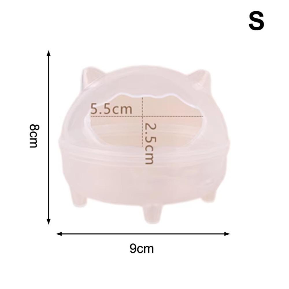 Брызгозащищенная ванночка для хомяка, прозрачная песочница для мелких животных, новая ванная комната для хомяка, товары для питомцев