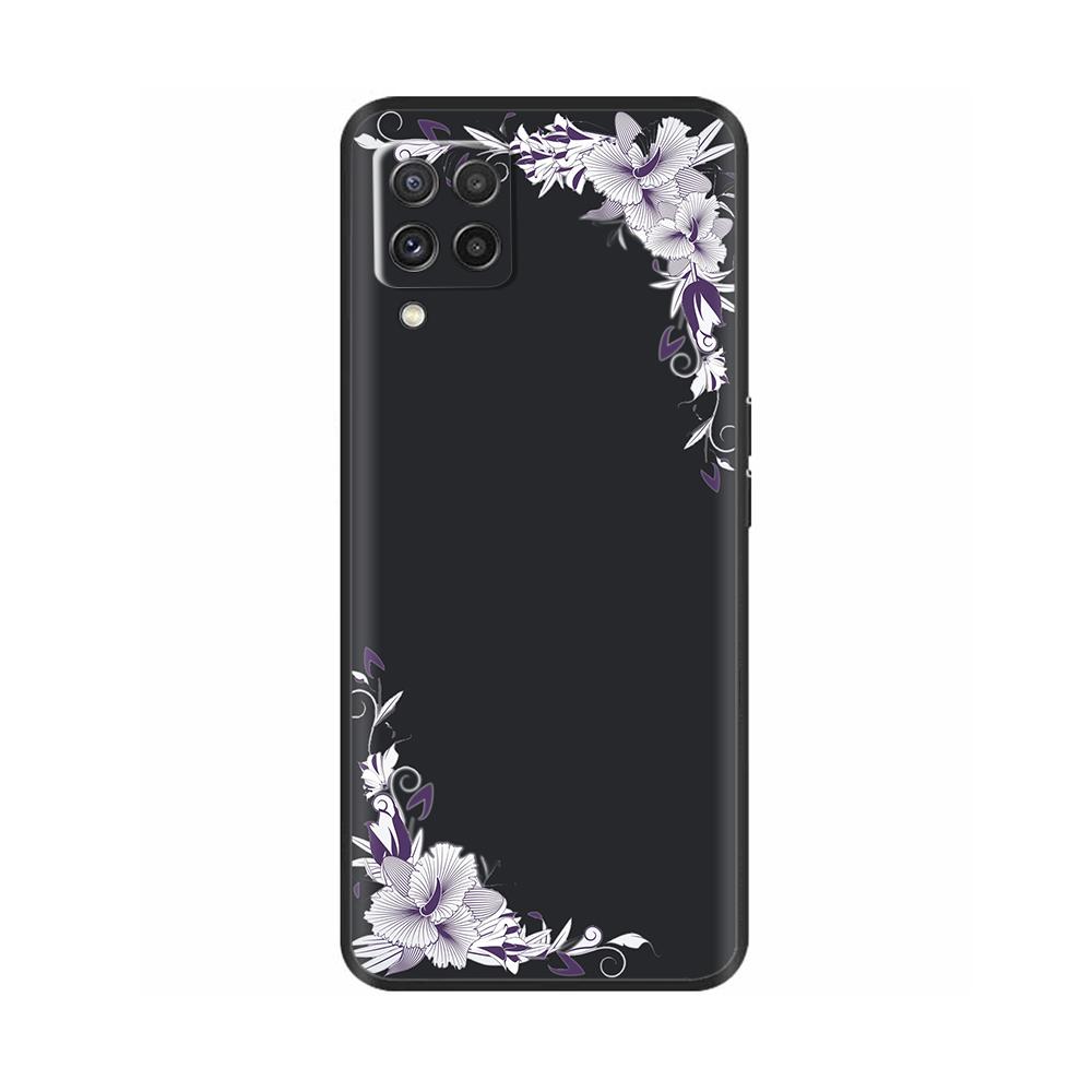 For Samsung Galaxy M22 M32 4G Case Phone Back Cover For Samsung M32 4G M22 F22 Case Soft Black Silicone Bumper Shell 6.4 inch