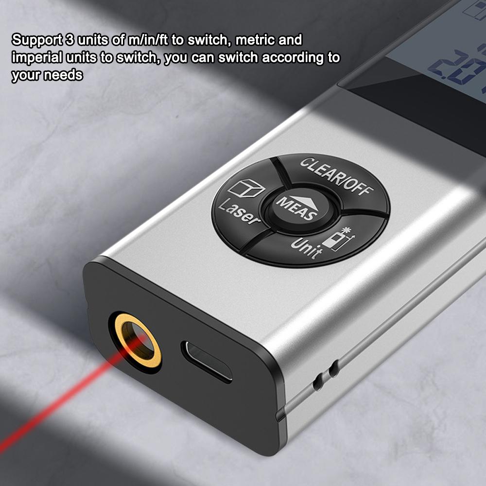 Ручной лазерный дальномер, измеритель расстояния, объемов площадей, устройство для геодезии зданий