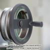 Рукоятка штурвала токарного станка Рукоятка штурвала 200x18 мм Стандартный прочный пластиковый штурвал с изоляцией для токарного, фрезерного, шлифовального станка