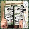 Soft Case Wristband Phone Case For Xiaomi Poco X3 NFC/X3 Pro Durable Kickstand Phone Holder Ring Wrist Strap Cute Panda