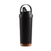 750ml Stainless Steel Coffee Mug with Ceramic Interior and Leak proof Straw Lid