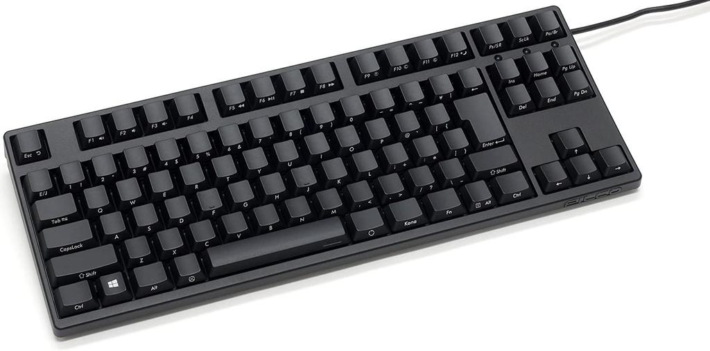 FILCO Majestouch Stingray Низкопрофильная клавиатура с переключателями Speed, Tenkeyless, с японской кана-раскладкой, с низкопрофильными механическими переключателями FKBS91XMSS/NFB