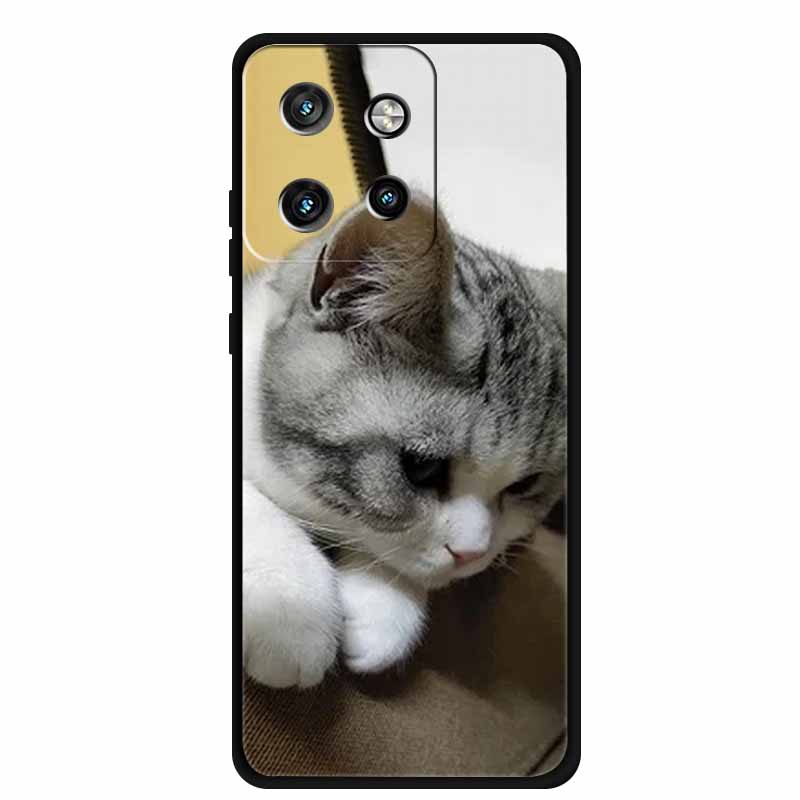 Soft Case For Motorola Moto G75 5G Cover Silicone Print Luxury Flower TPU Soft Phone Cases For Moto G75 5G Animal Colorful TPU