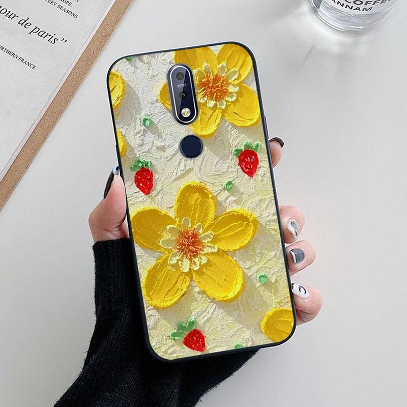 Для Nokia 5.1 Plus Чехол Модный Мягкий Силиконовый Задний Чехол для Nokia 3.1 7.1 Чехол для Телефона etui Fundas Милый Чехол