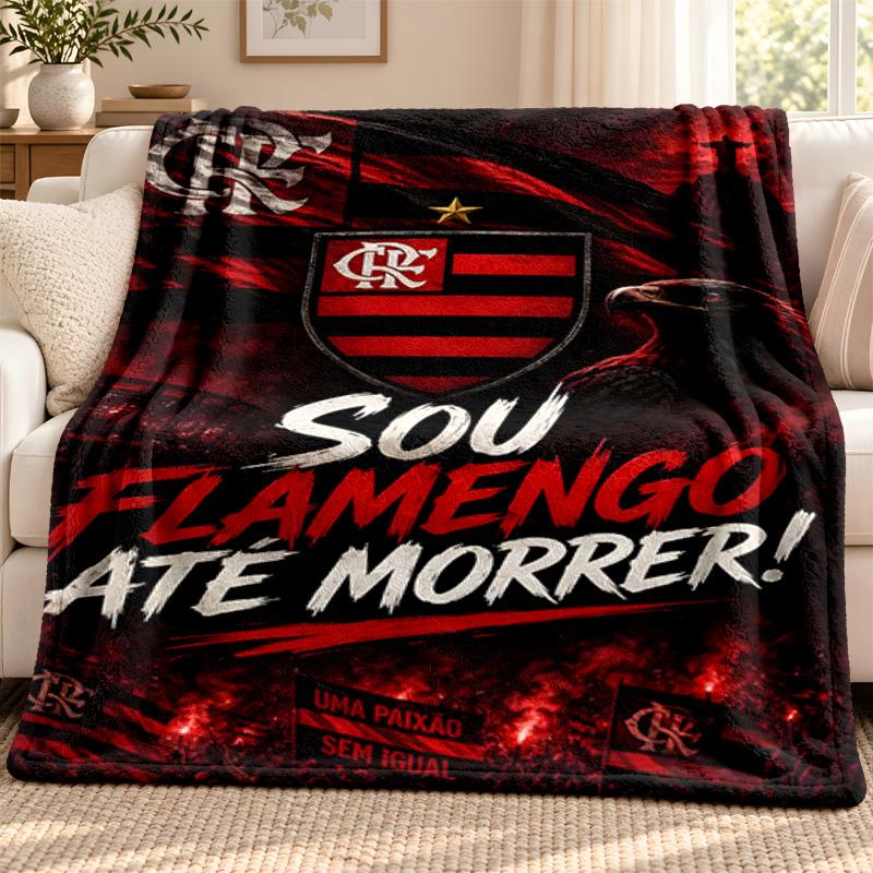 Плед Flamengo Фланелевый Плед Мягкий Уютный Плюшевый Плед для Дивана Кровати Легкий Домашний Декор На Открытом Воздухе Кемпинг
