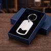 Stainless Steel Beer Bottle Opener Simple Key Chain Pendant Portable Bottle Opener  Gift