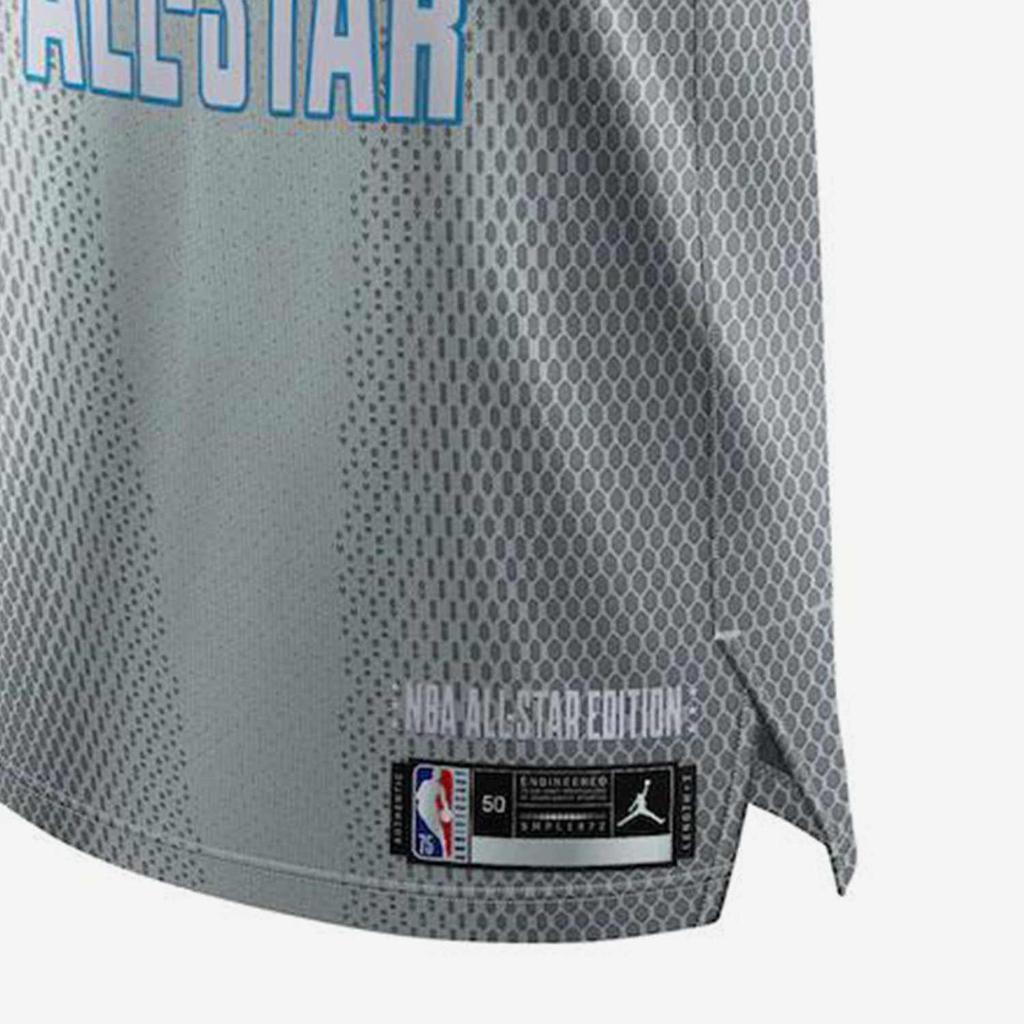 Jordan Баскетбольная майка Air Jordan X NBA ALL STAR 2022 Мужская Серая DH8030-012