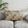 Home Decor Colorful Pattern Square Pillow Suitable For Sofa Bedroom Car Pillow Cover Cushion Rectangular Back Cushion