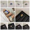 Open Ring Painting Ring Dripping Oil Irregular Enamel Ring Vintage Cartoon Bear Ring  Friend