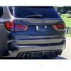Для BMW X5M F85 2013-2019 Высококачественный АБС-пластик 9 шт. Комплект обвеса кузова автомобиля с передним сплиттером, задним бампером, задним спойлером, боковыми юбками, глянцевый черный