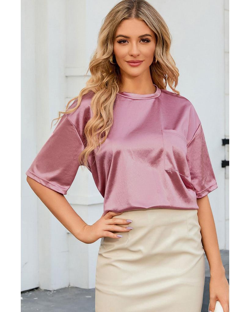 Azura Exchange Футболка свободного кроя с коротким рукавом