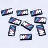 kyapx5 For M Logo 4/8pcs Car Steering Wheel  Sticker Hub Decoration Decals Lables For BMW M F31 F34 F32 E52 E53 E60 E90 E91 E92 E93