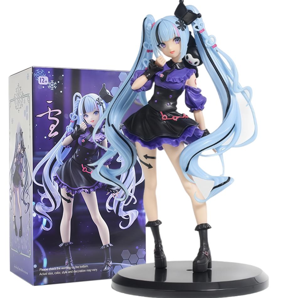 Multiple Styles Hatsune Miku Anime Figures Cute Miku Collectible Figurines Desktop Decoration Birthday Present In Stock