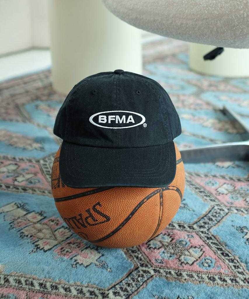 Кепка с логотипом Bfma Beollunpeulenjeu, вымытая, черная
