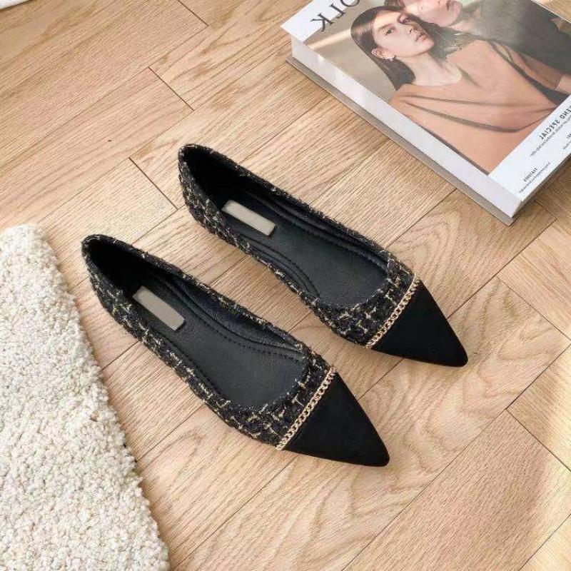 Элегантные офисные туфли с острым носком и низким каблуком для женщин 2025, роскошная кожа, повседневная женская летняя обувь Y2k, нескользящая, из натуральной кожи