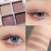 Eyeshadow Palette Pearlescent Matte Natural Brightening Waterproof Non-makeup Sleeper Silkworm Contouring Eyeshadow Tray Lasting Setting Makeup