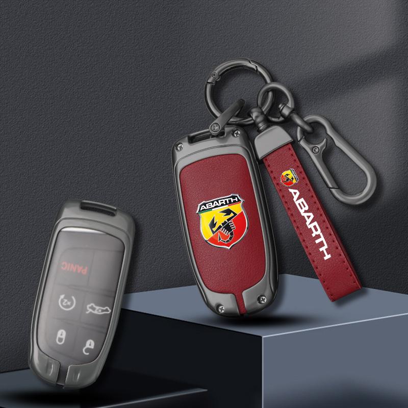 Car Smart Remote Key Case Cover Protector For Fiat Freemont Toro 500L 500X 2016 2017 2018 Dodge Jeep Chrysler Auto Accessories