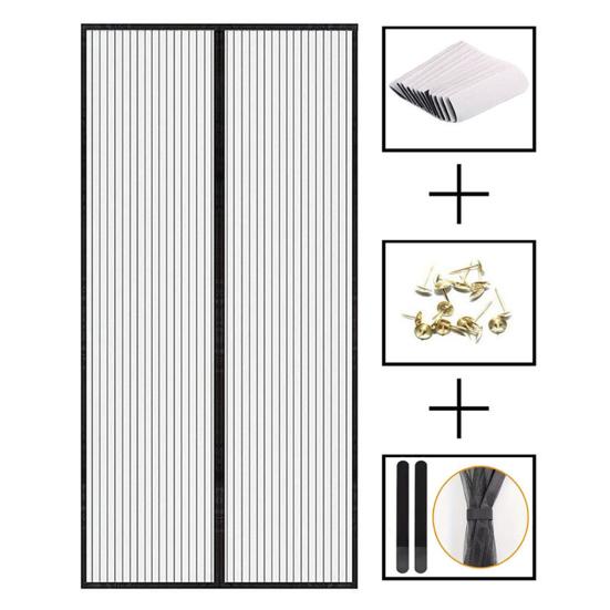 Москитная дверная занавеска, магнитная дышащая застежка, простая установка, магнитный экран, дверной проем, москитная сетка