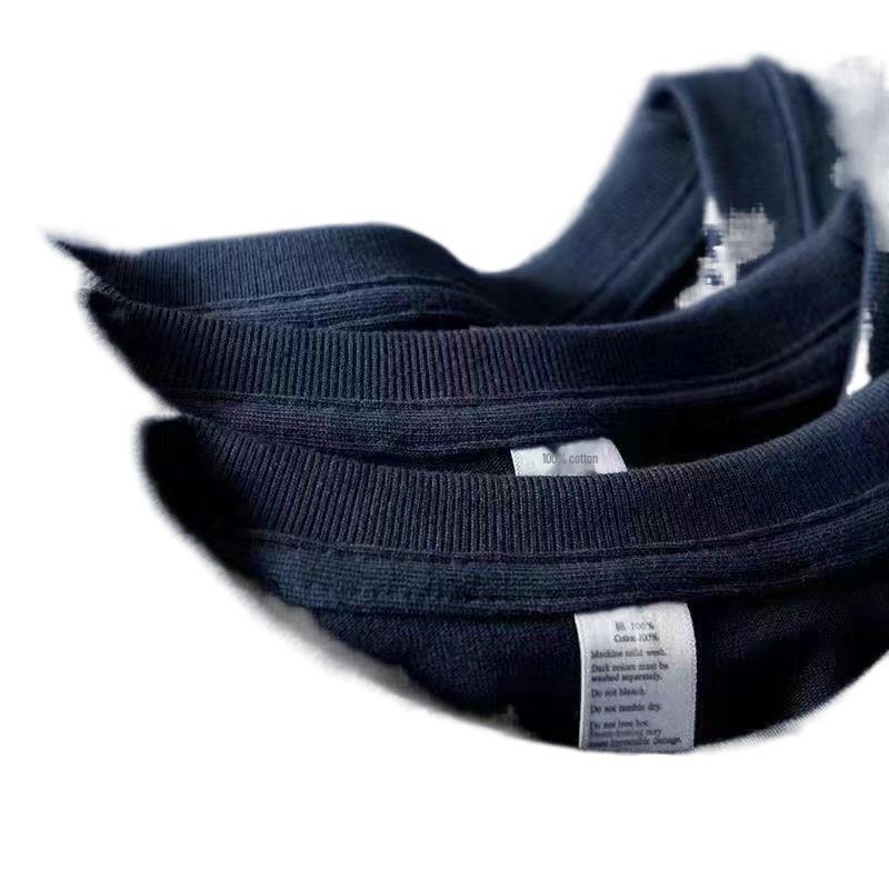 Футболка свободного кроя из чистого хлопка в стиле ретро, повседневный стиль с короткими рукавами