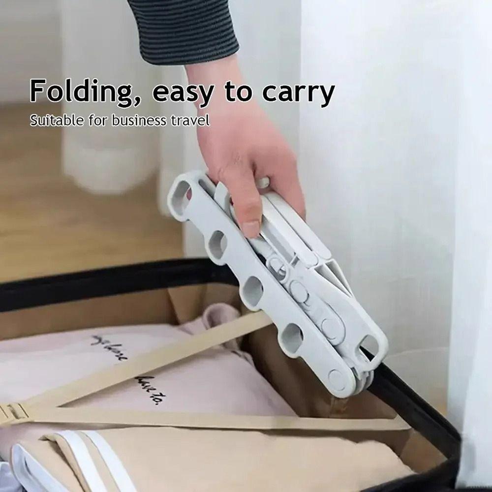 Five-hole Clothes Drying Rack Foldable Clothes Hook New Clothes Drying Artifact  Dormitories