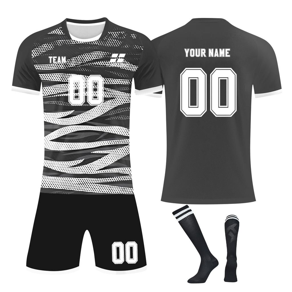 Personalised Shirts Kit Mens Girls With Name Number Custom Football Jerseys For Boys Training Suit