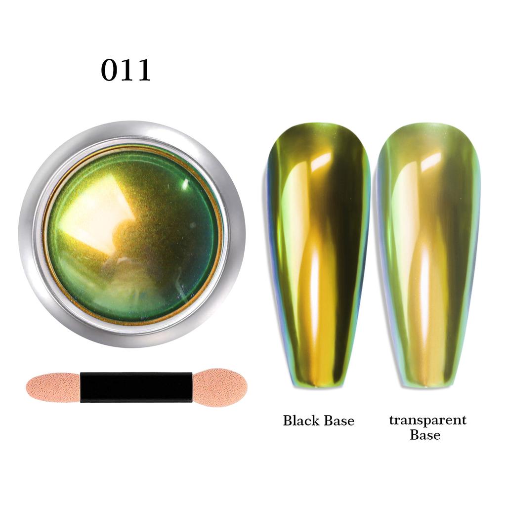 Optical Chameleon Magic Mirror Powder Versatile Color Acrylic Nail Art Glitter Chromium Powder DIY Manicure Decoration Design