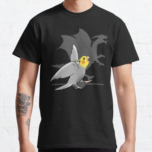 Men Women Cockatiel Touch Michelangelo Birb T Shirt Pure Cotton Clothing Funny Short Sleeve O Neck Tees Graphic Printed T-Shirt