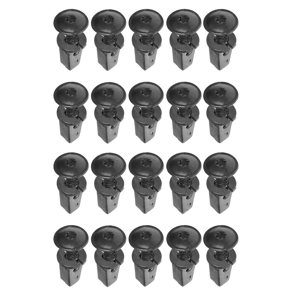 Клипсы брызговиков 10 шт./20 шт. Универсальные винты для авторемонта Болты брызговиков для гаража, автомастерской, механика