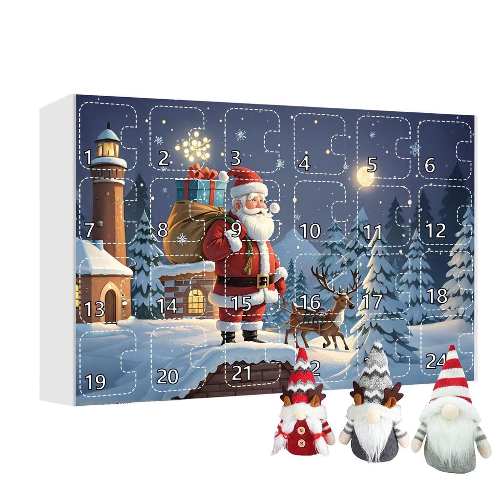 20 Christmas, 20 Christmas Countdown Calendar With Collectible Gnome Plush Dolls Toy, Day Christmas Advent Calendar, Christmas Gift