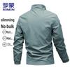 ROMON Men's Stand Collar Business Casual Jacket
