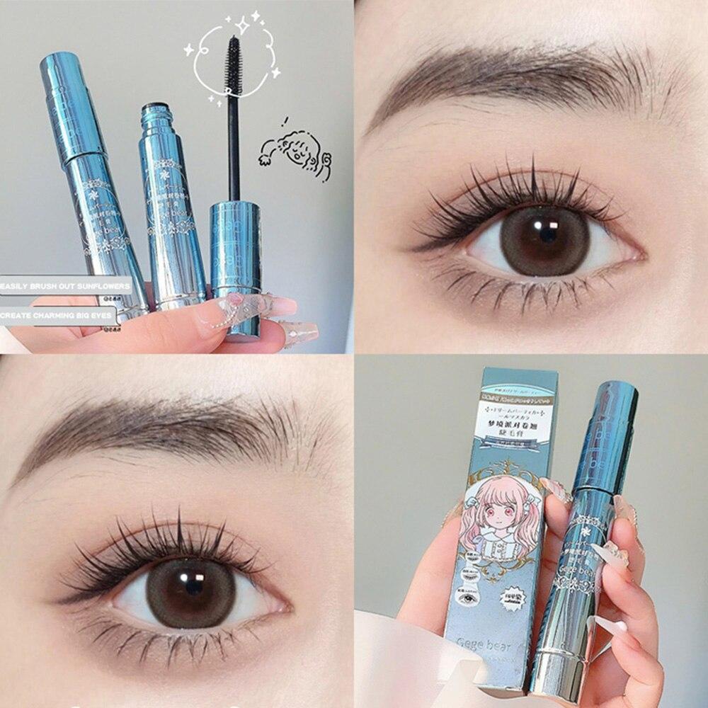 Тушь для ресниц Gege Bear Dream Party Curly Black Sun Flower с милым дизайном, стойкая, удлиняет ресницы, придает им густой объем.